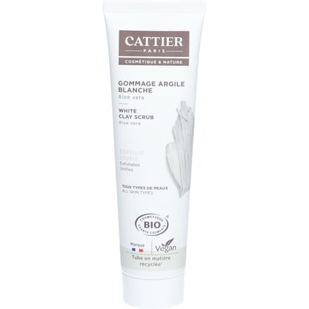 Cattier Klei Peeling Witte 100 Crème