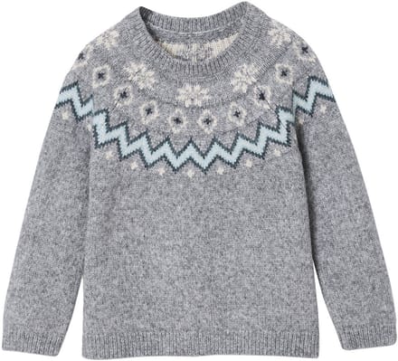 Vertbaudet Kersttrui jacquard voor jongens familie capsule