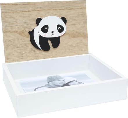 Deknudt Frames Fotodoos - panda - wit & naturel - S67UC4 E5