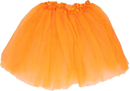 Guirca Verkleed tutu rokje - oranje - voor dames - one size - supporters/koningsdag verkleedkleding