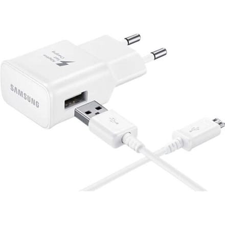 Samsung EP-TA200EWE USB-oplader 15 W 1x USB-A, 1x Micro-USB Wit Snellader