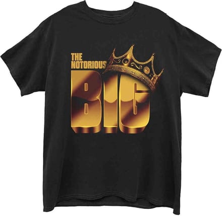 Biggie Smalls - The Notorious Heren T-shirt - M - Zwart