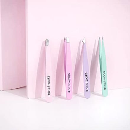 Set van 4 combinatie-tangen in pastelkleuren voor schoonheid en precisie