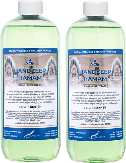 Handzeep Hamam 1 liter - set van 2 stuks