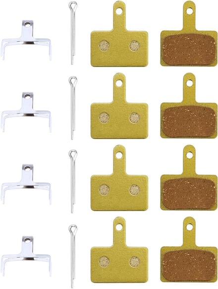 Dailygoods - 4 Paar Gesinterde Metalen MTB Remblokken