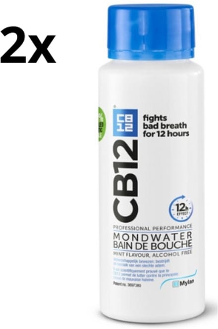 CB12 Mondwater Original - 2 x 250 ml - Voordeelverpakking