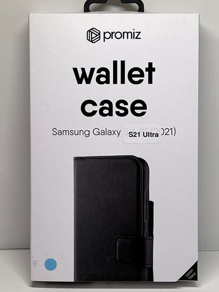 Wallet Case - Black, Samsung Galaxy S21 Ultra