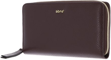 abro Leren portemonnee Leather Adria Wallet Burgundy wijnrood