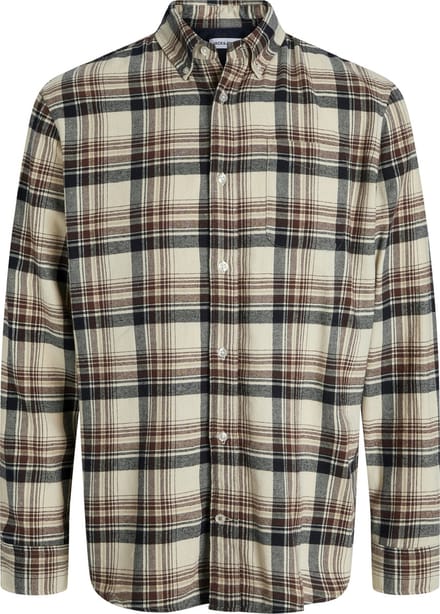 JACK&JONES - JJECLASSIC FLANNEL CHECK SHIRT LS SN - Heren - Overhemden