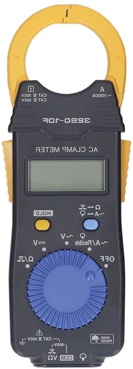 Digitale Stroomtang - Spanningstester Multimeter - Elektrische Diagnostiek - Flexibele Stroomsensor - 600V 1000A - Zwart