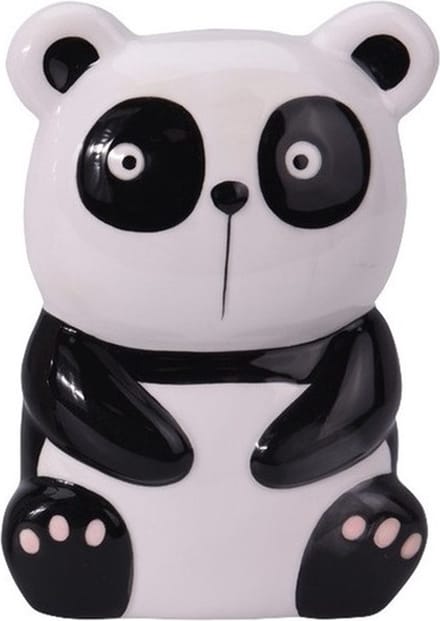 Waterverdamper radiator - panda - kunststeen - kinderkamer - 17 cm - luchtbevochtiger