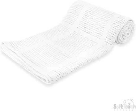 Soft Touch Hydrofieldoek Cellular 90 X 140 Cm Katoen Wit