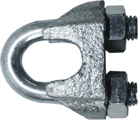Kabelklem DIN 741 kabel 6,5mm Zn M 5 x 20 stuks