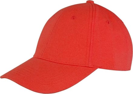 Jumada's - Baseball Cap - 6 Panelen - Katoen - Rood