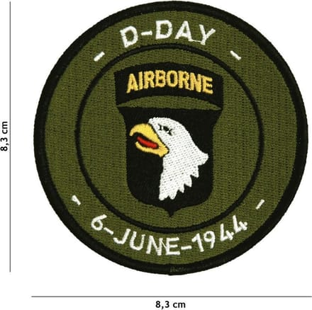Embleem D-Day 101st Airborne stof