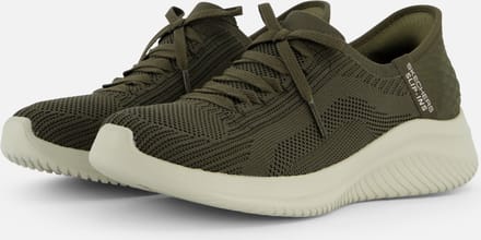 Skechers Ultra Flex 3.0-Brilliant Path Dames Instappers - Olijfgroen - Maat 39