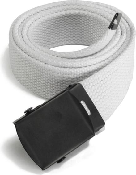 Fostex Garments - Web belt with Zwart buckle (kleur: White / maat: NVT)