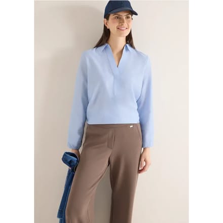 Blouse in effen kleur