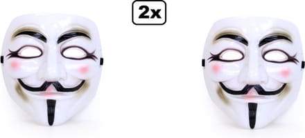 2x Masker Vendetta - festival thema feest party fun
