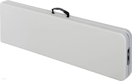 Merkloos - Tuinbank - Wit - 183x30cm - Opvouwbaar