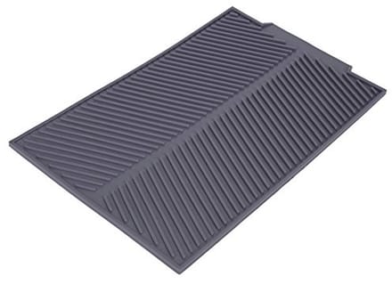 Antislip Siliconen Afvoermat voor Keuken - Flexibele Droogmat 44x33 cm