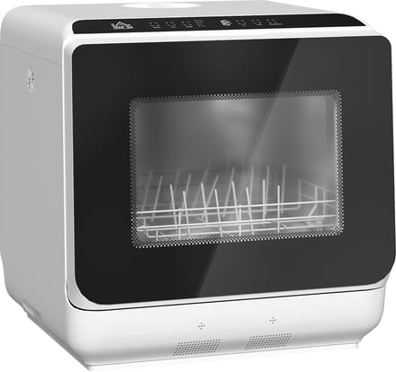 Mini vaatwasser tafelmodel - 5 Programma's - met 6 liter watertank - Wit