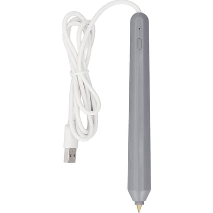 Hot Stamping Pen USB Handheld Lichtgewicht Hot Foil Embossing Stamping Pen voor Foto white