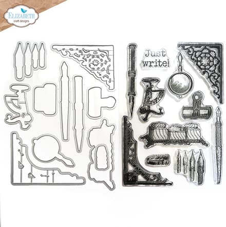 ECD Just write stamp and die set