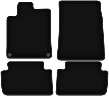 BASIC zwarte veloursmatten voor: Citroen C5 I sedan, stationwagen (2001-2008)