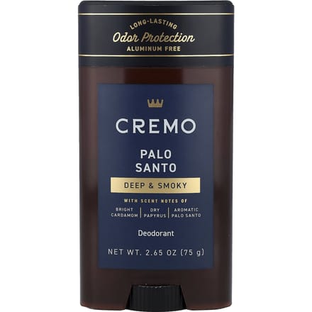 Cremo, Deodorant, Palo Santo, 75g (2.65oz) black
