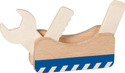 GOKI Speelwerktuigen - Multitool - 3 In 1 - Hout - 3 Jaar
