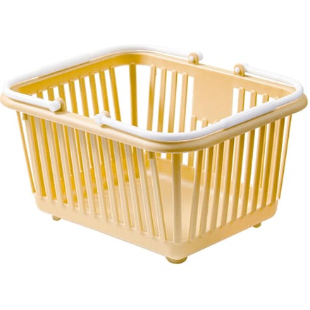Mini Opbergmand Multifunctionele Compacte Plastic Organizer Mand met Handvat voor Bureau Meerblauw