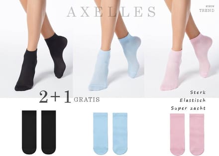 Stijlvolle sneakersokken geweven patroon Geschenkset Maat 36-39