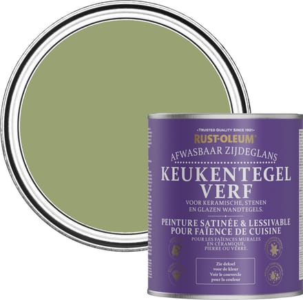 Rust-Oleum Groen Keukentegelverf Zijdeglans - Familiar Ground 750ml