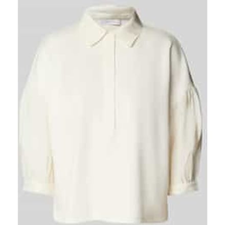 Sweatshirt met overhemdkraag