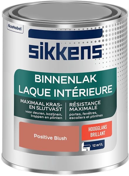 Sikkens - Binnenlak Hoogglans - Positive Blush - Mengverf - 750 Ml
