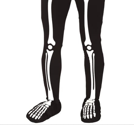 Fiestas Guirca - Skeleton Feet - kinderen