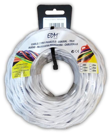 Parallel Interface Cable EDM 11990 White 25 m 3 x 2,5 mm