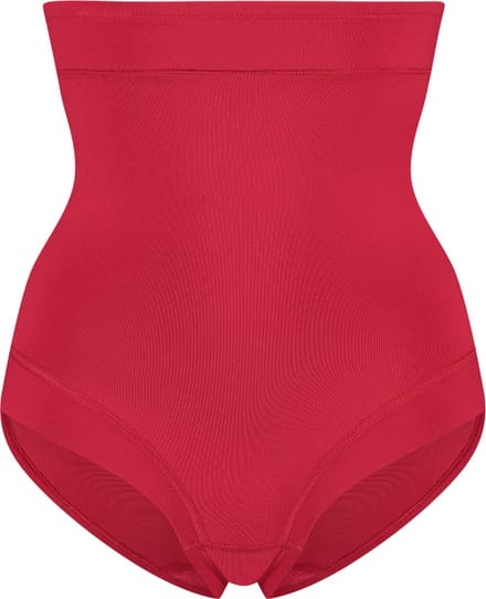 RJ Pure Color Shape Dames Slip Donkerrood L