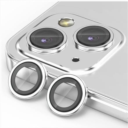 Solidenz Camera Lens Protector - Geschikt voor Apple iPhone 14 / 14 Plus - Zilver