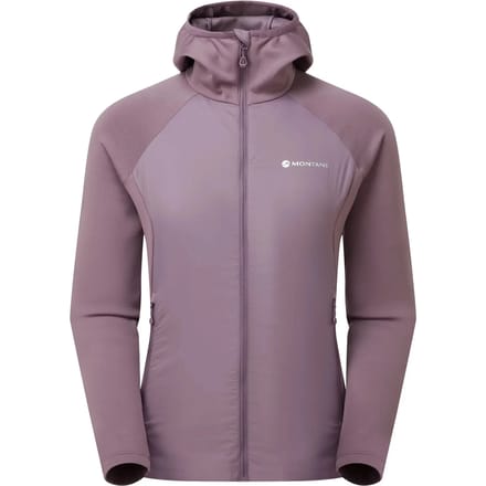 Montane F Sirocco Lite Hoodie, tussenlaag, dames, paars