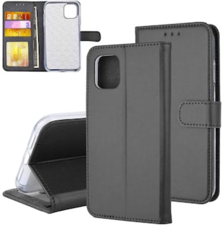 Top bookcase voor iPhone 11 pro max zwart