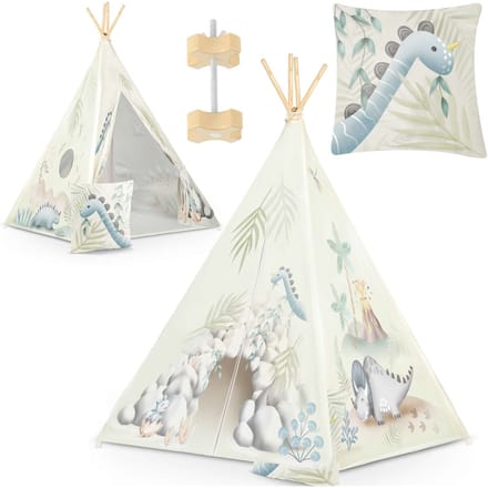 Nukido Tipi Tent Voor Kinderen - Dinosauriërs