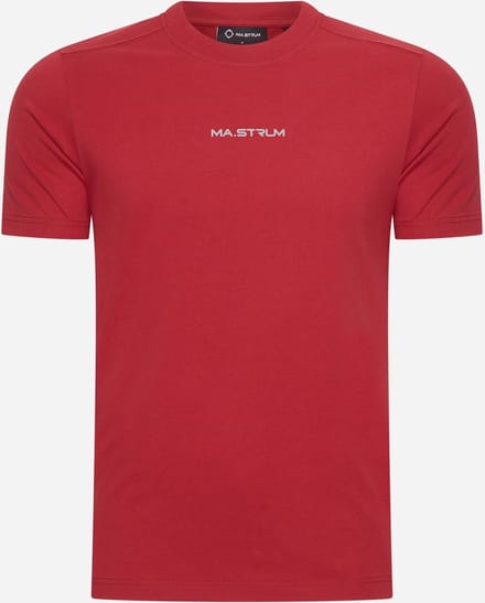 MA.Strum Mastrum printed tee - carmine