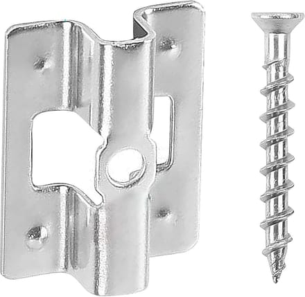 100x WPC Clips voor Terrasplanken RVS - Bevestigingsclips Inclusief Schroeven