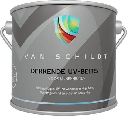van Schildt Watergedragen Dekkende UV Beits Wit 2,5 Liter