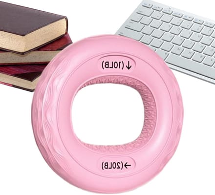 Handtrainingsapparaat - Vinger trainer - Spierversterking - Antislip siliconen - 7 cm diameter - Roze