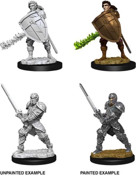 Dungeons and Dragons Nolzur's Marvelous Miniatures: Human Fighter, Male