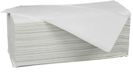 Handdoek papier 21x24cm Z-vouw Wit 2laags 3200st (6151805019040)