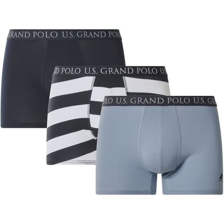ESMARA MEN Heren boxer, 3 stuks (strepen/marineblauw, M)